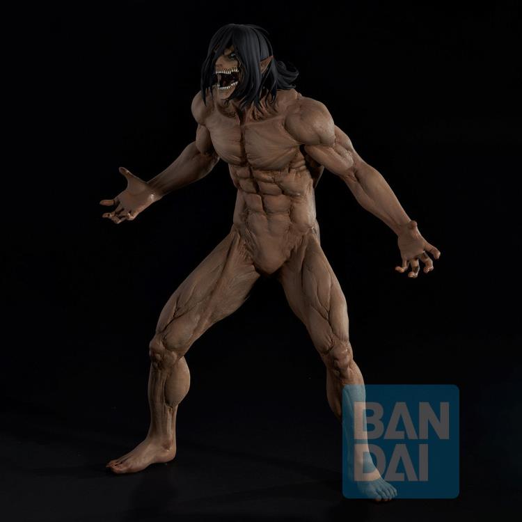 Attack on Titan Eren Jaeger Titan Version Freedom Seeking Ichiban Statue