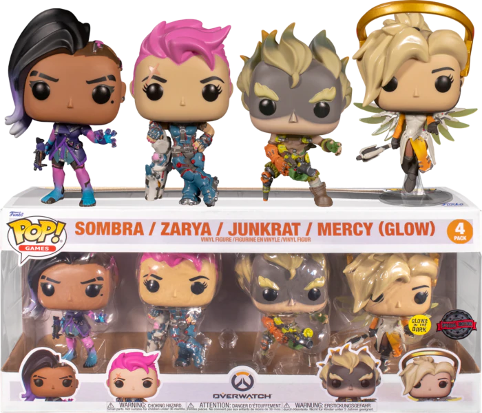 Overwatch - Pop! Vinyl 4-Pack