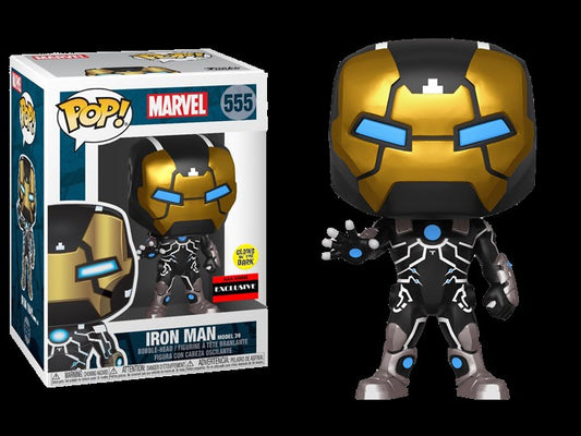 Pop! Marvel: 80th Anniversary - Iron Man Model 39 (Glow-in-the-Dark) Exclusive