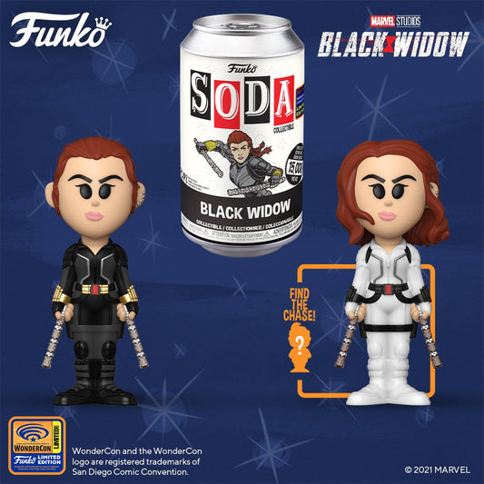 Funko Black Widow Soda WonderCon 2021 Import Sealed (Shared or Con Sticker) Preorder