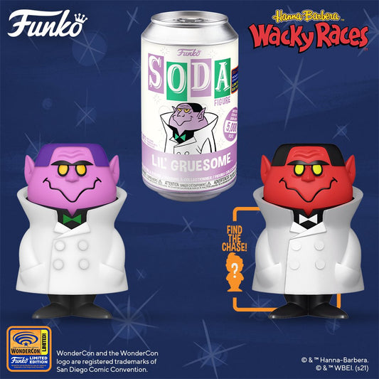 Funko Wacky Races Lil Gruesome Soda WonderCon 2021 Import Sealed (Shared or Con Sticker) Preorder