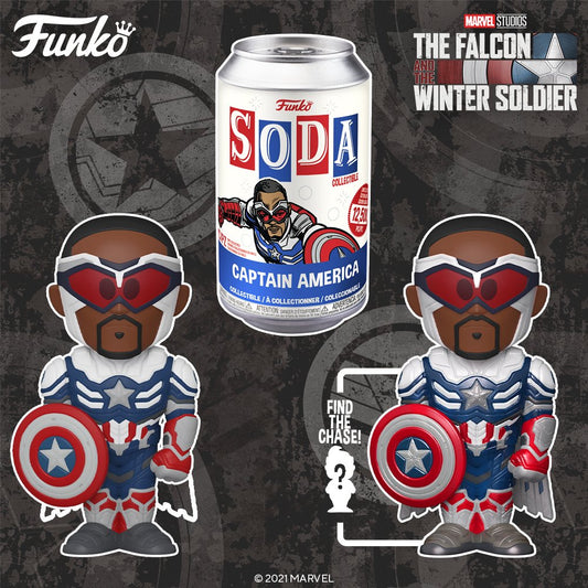 Marvel - Falcon & The Winter Soldier Captain America Vinyl SODA Figure