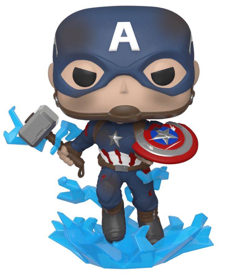 Marvel - Avengers: Endgame Captain America with Mjolnir Pop! Vinyl Figure (Pre Order)