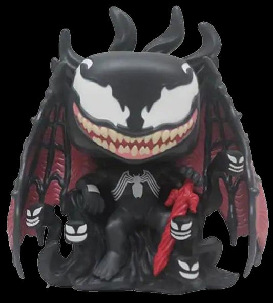 Venom - Venom on Throne Glow in the dark Pop! Deluxe