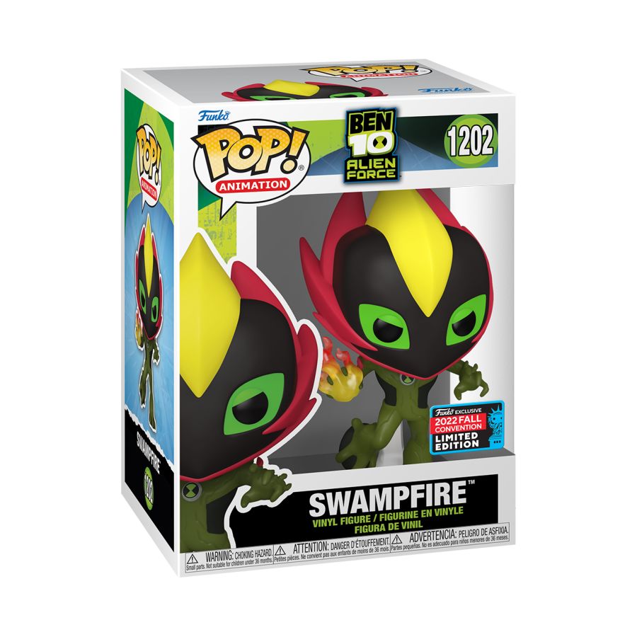 Ben 10: Alien Force - Swampfire NYCC 2022 US Exclusive Pop! Vinyl [RS]