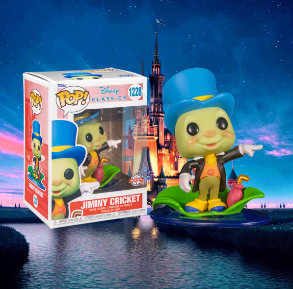 Disney Classics - Jiminy on Leaf D23 Pop! Vinyl [RS]