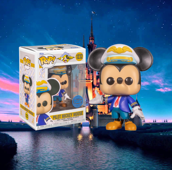 Disney - Pilot Mickey Mouse in Blue Suit D23 Pop! Vinyl [RS]