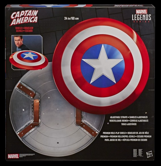 Marvel Legends 80th Anniversary Captain America Shield 24" Comic Replica