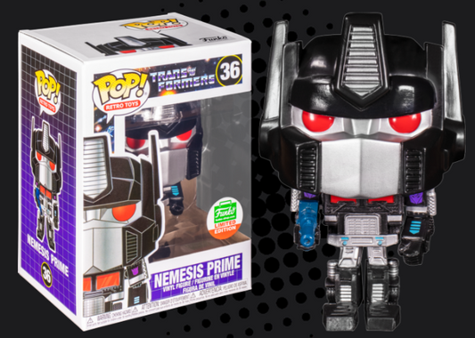 TRANSFORMERS (1984) - NEMESIS PRIME POP! VINYL FIGURE