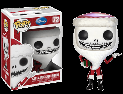 Nightmare Before Christmas Santa Jack Skellington Pop! Vinyl Figurine