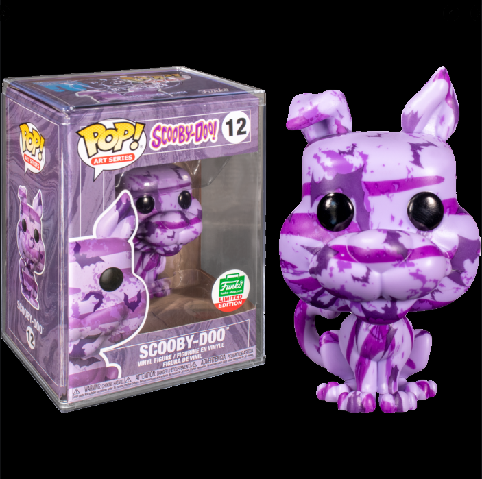 Scooby Doo Purple Bats Artist Series Pop! Vinyl Figure with Pop! Protector (2020 Funko Holiday Exclusive)