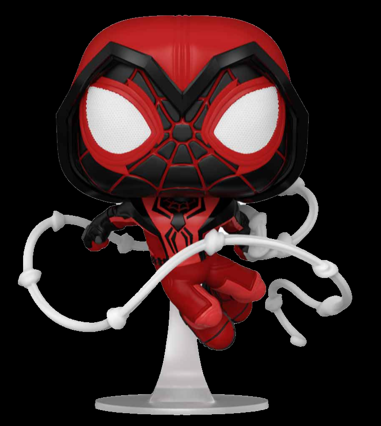 SpiderMan: Miles Morales - Crimson Cowl Suit Pop! Vinyl Figure