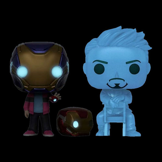 Marvel - Avengers: Endgame Morgan & Holo Tony Stark 2-Pack Glow Pop! Vinyl Figure