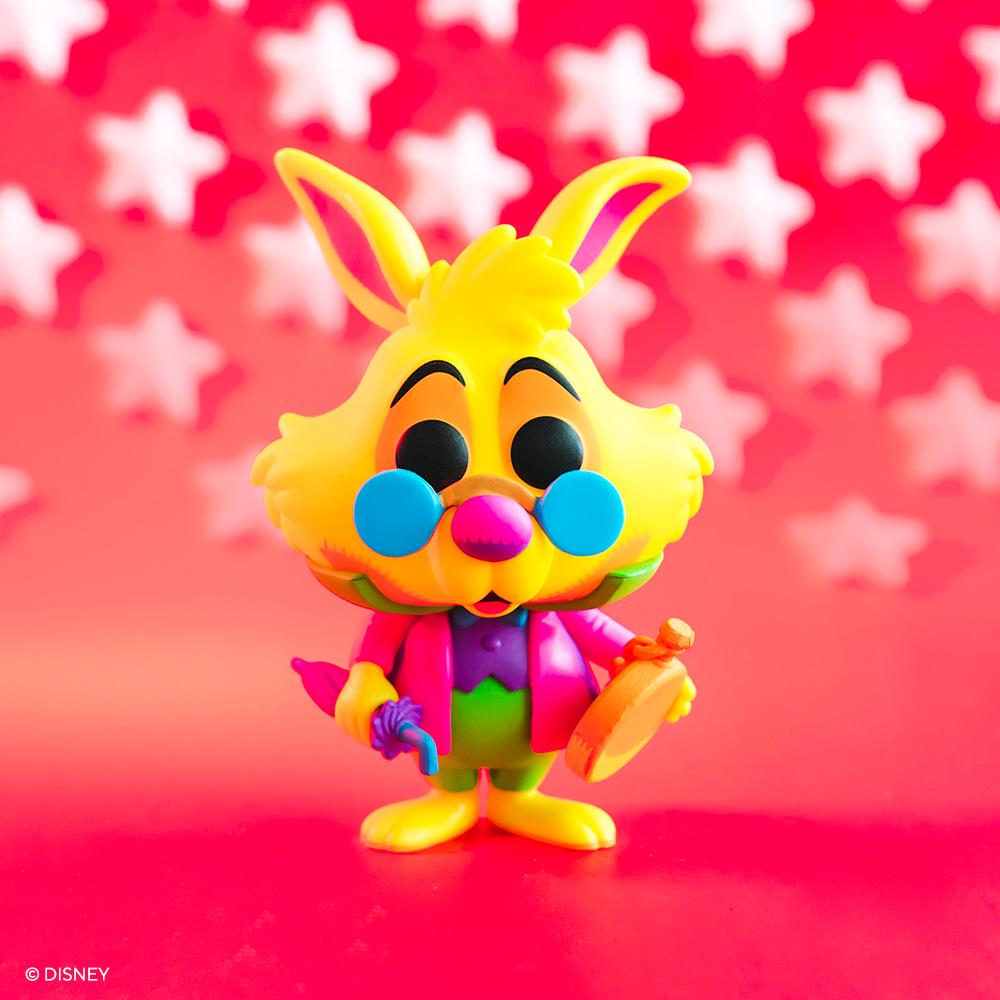 2021 Funkon Summer Convention - White Rabbit Blacklight Exclusive Pop! Vinyl